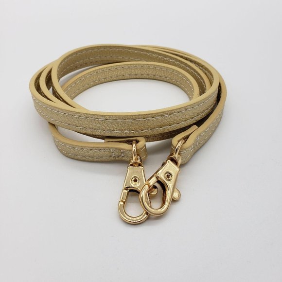 Gold cream color shoulder strap - Picture 2 of 3